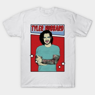 Tyler Hubbard Pop Art Comic Style T-Shirt